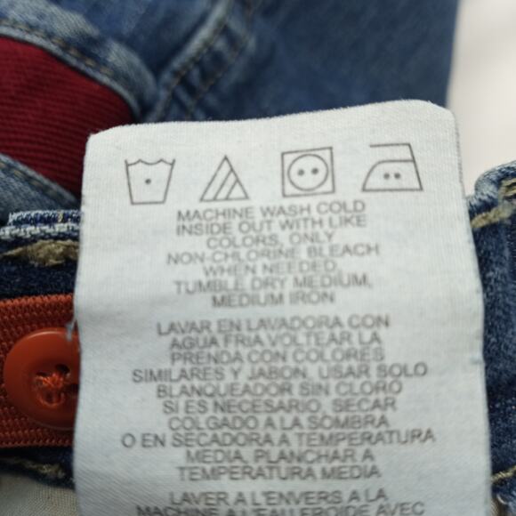 Vintage 90's LEE Boys 'Carpenter' Style Jeans Shorts 7X Sturdy Play School Retro - Picture 7 of 8